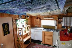 Ruhrgarten mit Wohnwagen und Vorzelt Dauercamping Campingplatz Bild 8