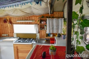 Ruhrgarten mit Wohnwagen und Vorzelt Dauercamping Campingplatz Bild 6