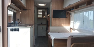 Wohnwagen Bürstner Premio 530 TK mit Stockbett und Herzog Vorzelt Bild 3