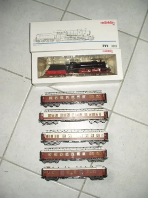 Märklin HO Sondermodell Sammler 3513 MHI u.Trix Luxuszug 1910 Bild 3