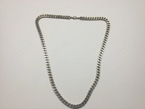 Halskette Panzerkette flach Vintage Schmuck 