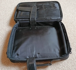 Hochwertige Laptop-Tasche mit variablem Innenraum und Tragegurt Bild 2