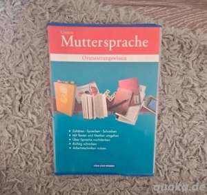 Buch unsere Muttersprache von Volk und Wissen