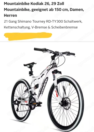 Mountainbike 26zoll neu