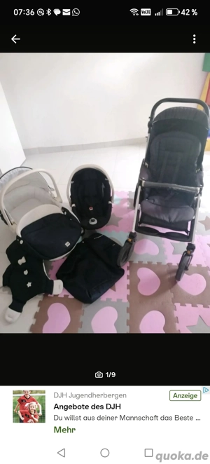 Kinderwagen, Buggy, Autoschale, Maxi Cosi, 3 in 1, Kombi
