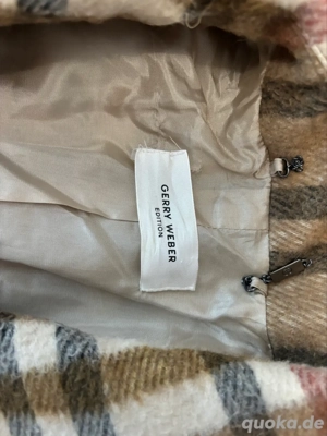 mantel, einmal getragen.