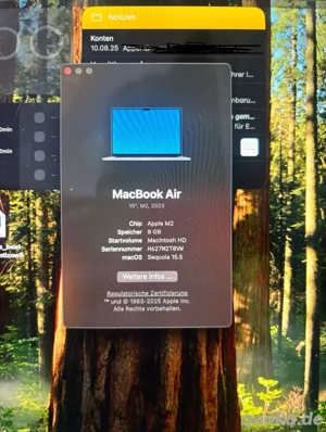 Macbook air 15" Bild 2