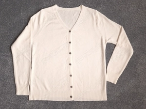 Neue Cardigan Strickjacke Gr. M 38 40 cremefarben elfenbeinfarben