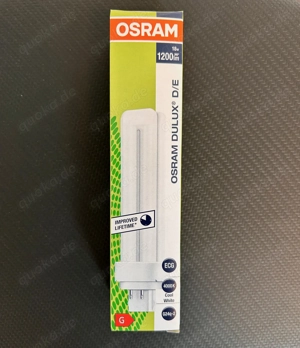 Leuchtmittel Osram Dulux DE 18W 840 kaltweiß 4-Pins