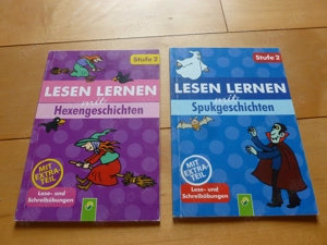 Lesen Lernen mit Hexen- u. Spukgeschichten Stufe 2