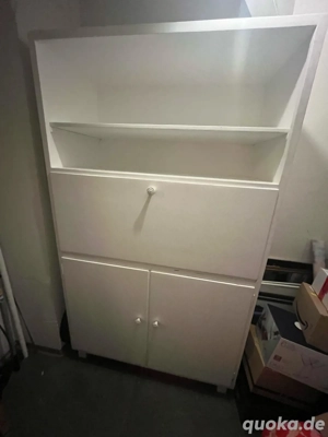 Schrank, Küchenbuffet, weiß lackiert, gebraucht 