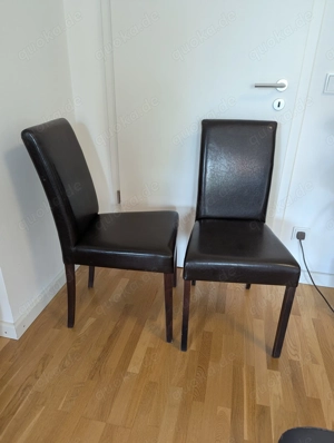 Stühle braun Esstischstuhl Polsterstuhl 2x