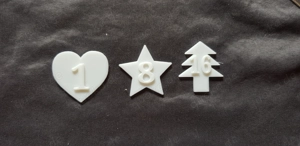 Zahlen Adventskalender aus PLA
