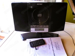 CD Player - UKW PLL Radio - Alarm   Denver Electronics   Modell MC 5220   Fernbedienung -  schwarz   Bild 3