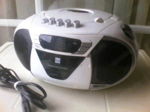 Dual   Player - Modell P65   weiß   CD Player  - Radio   Kassette   Stereo   220 bis 240VAC -