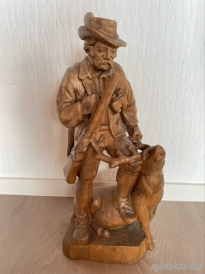 Holzfigur Jäger