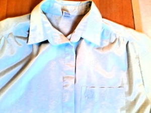 Bluse   Vintage   Damen   pflegeleicht   Bluse - Gr. 46   Markenlos   Vintage Bluse ist kurzärmlig u