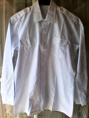 Vintage   Herrenhemd   Hemd   Weiß   langärmlig - New Fashion - ca. Gr. S   leider ist kein Etikett 