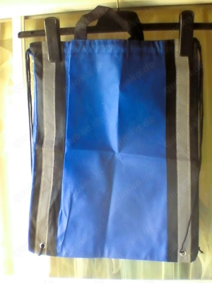 Sport und Tragetasche mit Kordelzug und reflektierenden Streifen   sie ist Markenlos und Mehrfarbig 