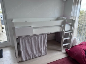 Paidi Biancomo erhöhtes Kinderbett weiß