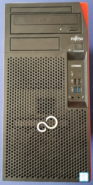 PC Fujitsu Esprimo P758 E94+, Intel Core i5-8400, 8GB RAM, NVMe + SSD + DVD, Win11Pro