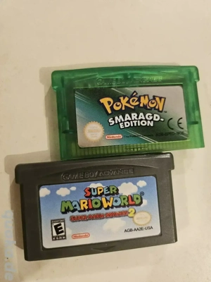 Nintendo Gameboy Advance GBA Pokemon Smaragd Super Mario World Konvolut