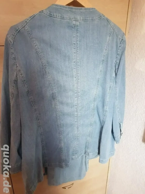 Jeansanzug in Größe 48  mit 3 4 Arm,  Bild 2