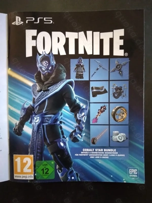 PS5 Fortnite Cobalt Star Bundle Bild 3