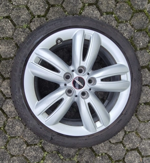 MINI Cooper F56 JCW Alufelgen mit Dunlop Winterreifen 205 45 R17