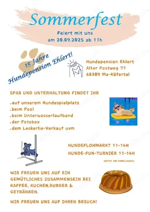 Sommerfest in der Hundepension