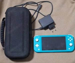 Nintendo Switch Lite, türkis, gebraucht, Zustand Top.... inkl. Hardcase Tasche und Aufladegerät
