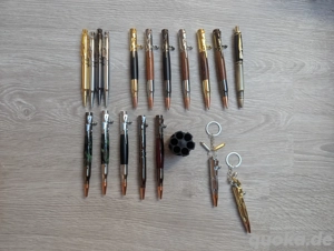 Kugelschreiber Sammlung   Stift Halter Schreibgeräte   Stifthalter Metall Holz   alles NEU