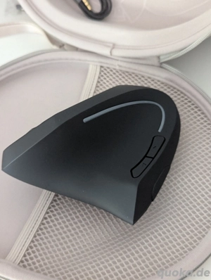 Computer Maus USB Bluetooth Dongle Ergonomisch Neu Pc Windows Mac Android Zubehör Gamer Bild 2