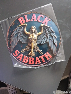 Blechschild Black Sabbath neu ozzy ozburne