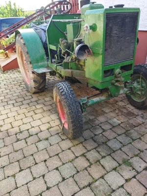 Eigenbau Traktor mit Hydraulik und 11er Deutz Motor  Scheunenfund