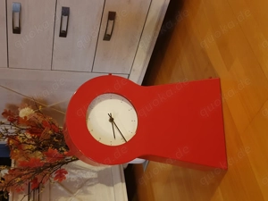 Ikea Uhr (rot) Wie neu !