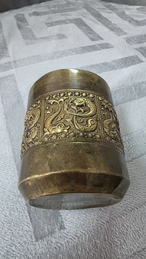 Antiker osmanischer Messingbecher