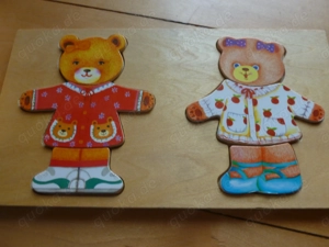 Holzspielzeug Teddy zum Puzzeln