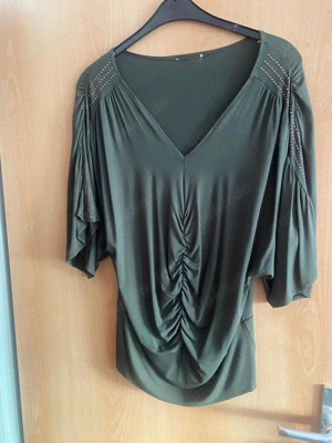 Damen Shirt Gr. 42, olivgrün