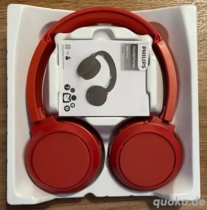 Philips Kopfhörer Bluetooth TAH4205RD rot   rosé neu OVP