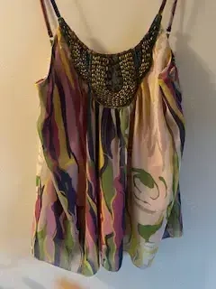 Buntes Top mit Spaghettiträgern -NEU-