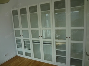 Ikea Pax Kleiderschrank mit Tyssedal Glastüren,B 300 cm