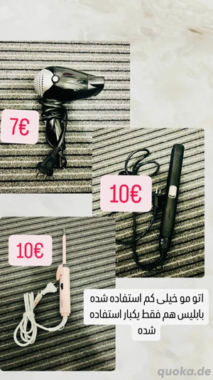 Haarglätter, Lockenstab und Haartrockner