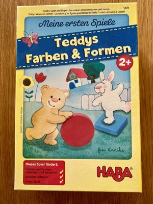 HABA Meine ersten Spiele  Teddys Farben & Formen  ab 2 Jahre wNeu