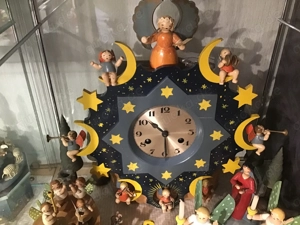 Wendt & Kühn seltene Vorkriegszeit Uhr   Spieluhr top Rarität Erzgebirge  Bild 2