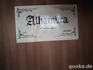 Alhambra 3C inkl. Tasche. (Spanische Gitarre)