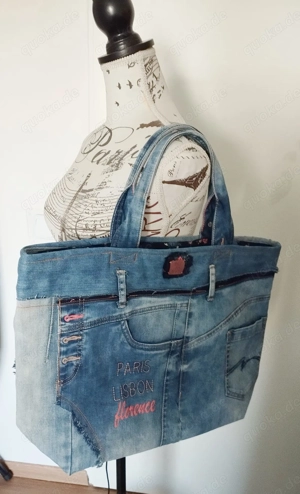 Tasche Jeans Upcycling  Bild 1 Tasche Jeans Upcycling  Bild 1