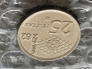 Münze Münzen Umlaufmünze Spanien 25 Pesetas 1980 im Stern 81