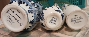 3x Delfter Porzellan- gebraucht guter Zustand Bild 2