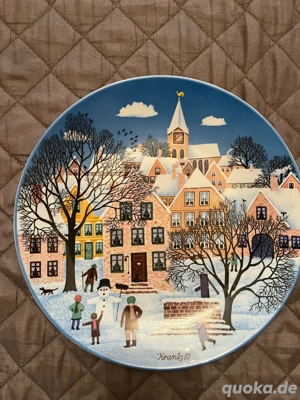 Sammlerteller "Wintermotiv 1981" - Schirnding Bavaria, limitiert